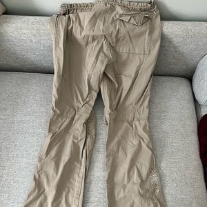 The Limited tan baggy cargo pants